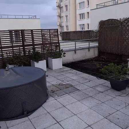 Penthouse Na Wyłączność - Taras Z Jacuzzi - Stadion Narodowy - Saska Kępa Do 8 Osób Apartamento